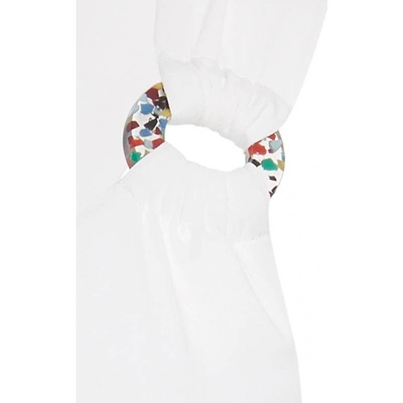 NWT Onia Jenna One-Shoulder One Piece Swimsuit in White Size Small - Picture 4 of 10